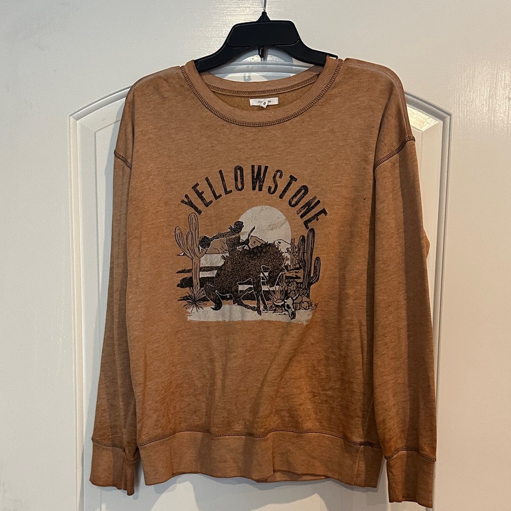 Maurices Brown Graphic Crewneck Sweater